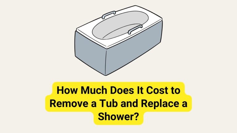 How Much Does It Cost to Remove a Tub and Replace a Shower?