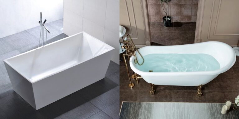 The Key Differences Between Acrylic and Fiberglass Bathtubs