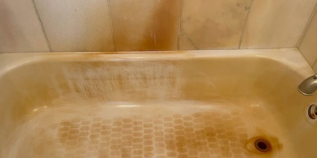 remove-brown-stains-from-a-fiberglass-bathtub